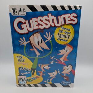 Hasbro Guesstures Family Game, New Sealed, Ages 8+, Fast-Paced Charades (2014)